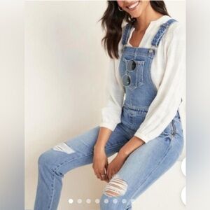 Old Navy Women’s Denim Overalls Size 14